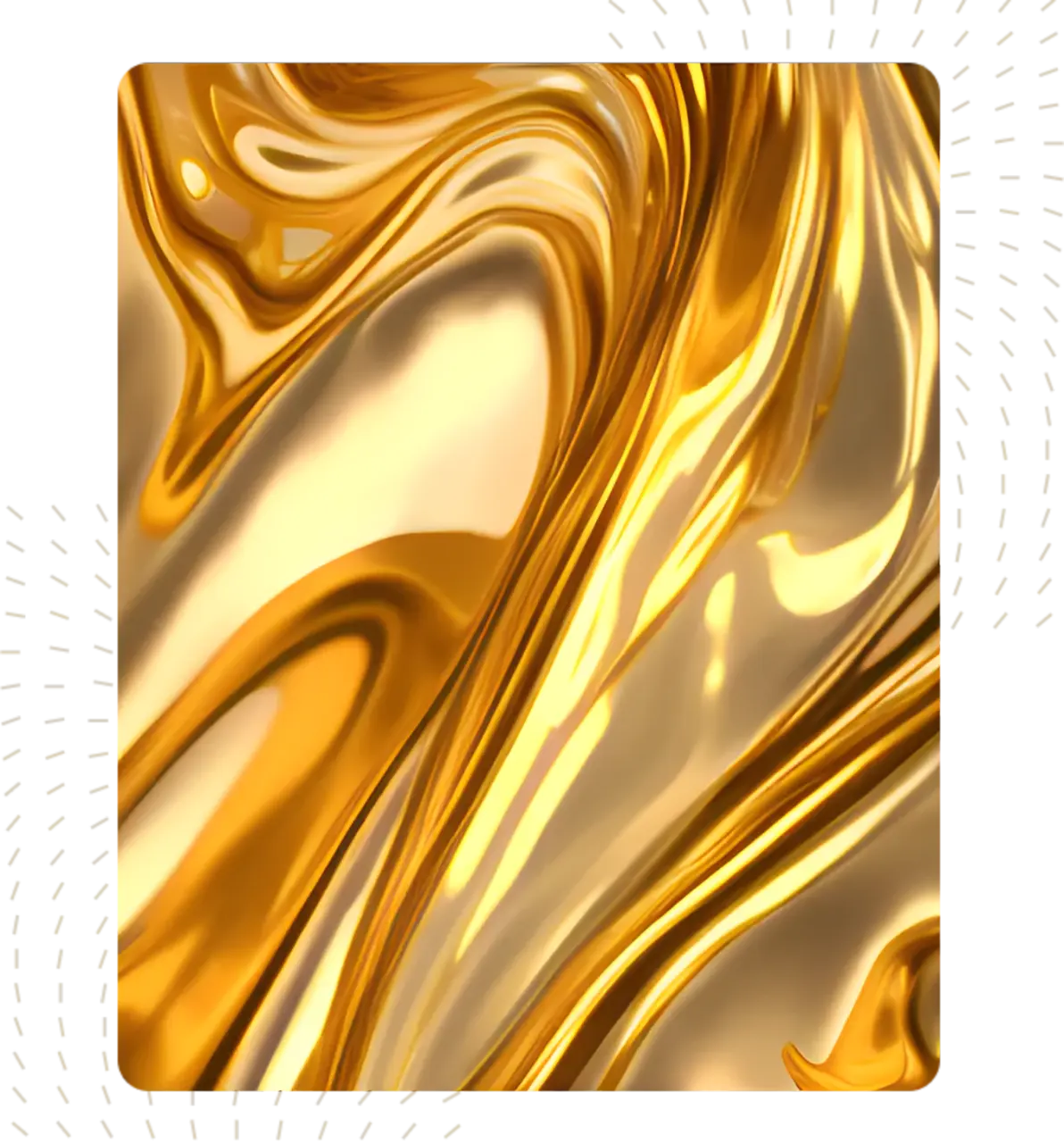 Gold Liquid Glass